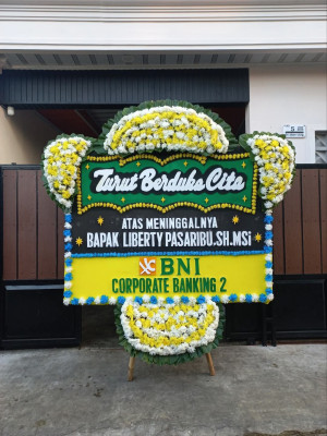 Papan Bunga Duka di Purbalingga